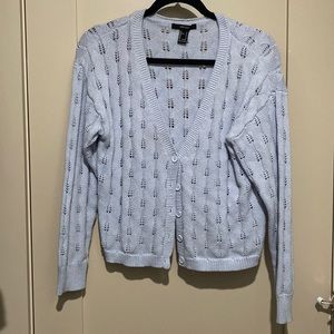 Size small light blue Forever 21 spring sweater